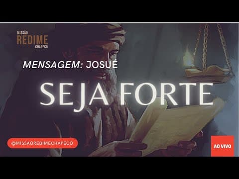 15|08|21-Culto Noite- SEJA FORTE- Pr. Jefferson Alves