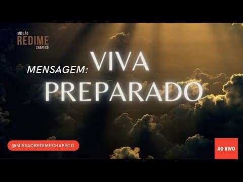 15|08|21-Culto Manhã- VIVER PREPARADO- Jaqueline Schinaider